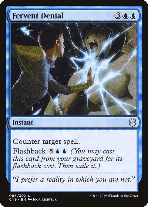 Fervent Denial [Commander 2019] | Enigma On Main