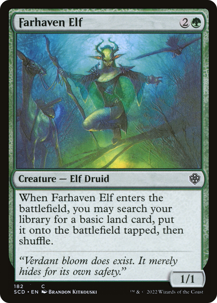 Farhaven Elf [Starter Commander Decks] | Enigma On Main