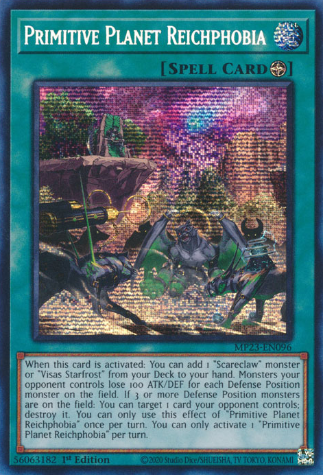 Primitive Planet Reichphobia [MP23-EN096] Prismatic Secret Rare | Enigma On Main