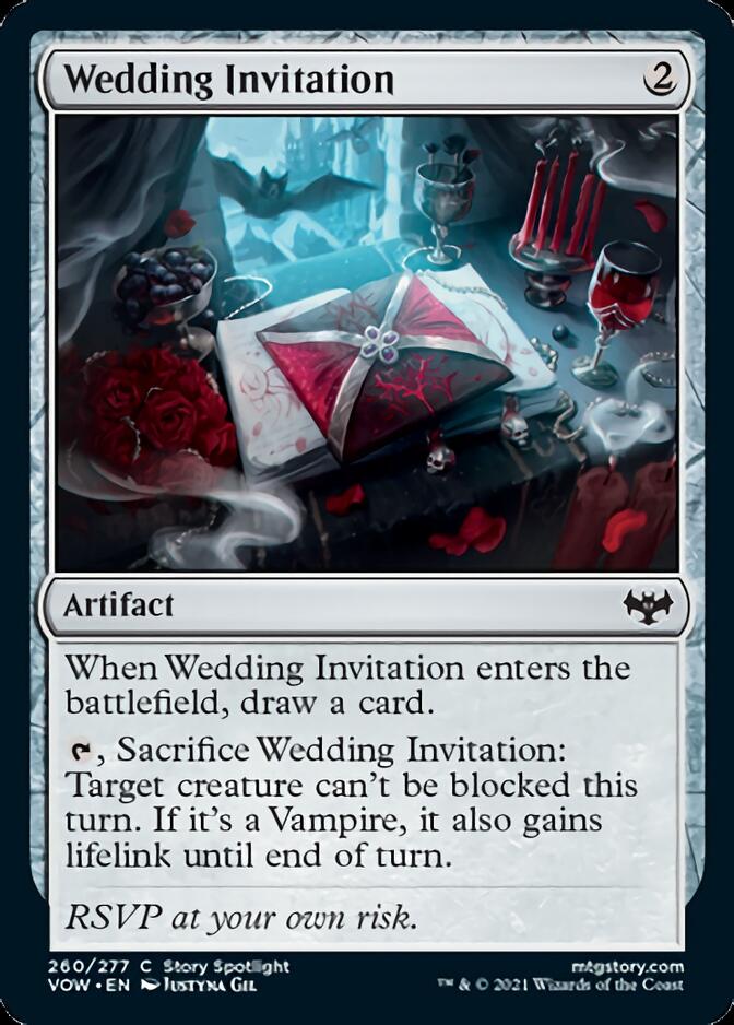 Wedding Invitation [Innistrad: Crimson Vow] | Enigma On Main