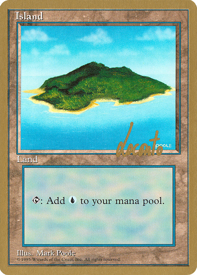 Island (ml367) (Michael Loconto) [Pro Tour Collector Set] | Enigma On Main