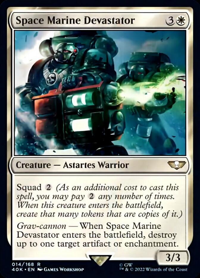 Space Marine Devastator (Surge Foil) [Universes Beyond: Warhammer 40,000] | Enigma On Main