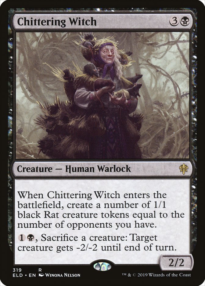 Chittering Witch [Throne of Eldraine] | Enigma On Main