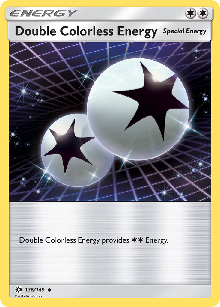 Double Colorless Energy (136/149) [Sun & Moon: Base Set] | Enigma On Main