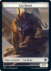 Insect // Cat Beast Double-Sided Token [Starter Commander Decks] | Enigma On Main