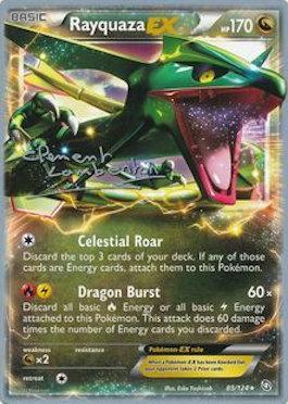 Rayquaza EX (85/124) (Anguille Sous Roche - Clement Lamberton) [World Championships 2013] | Enigma On Main