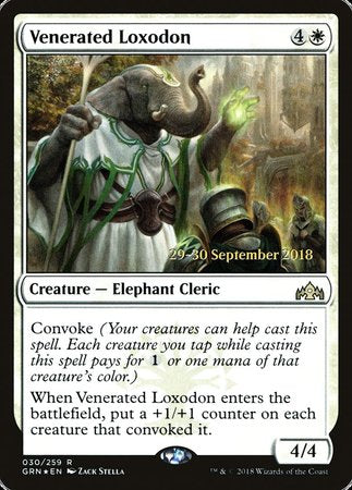 Venerated Loxodon [Guilds of Ravnica Promos] | Enigma On Main