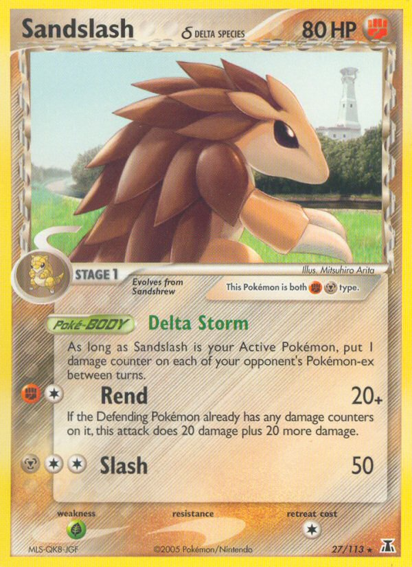 Sandslash (27/113) (Delta Species) [EX: Delta Species] | Enigma On Main