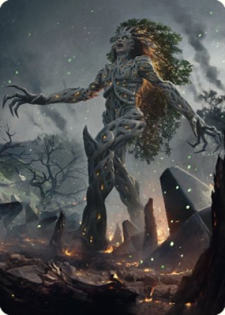 Titania, Gaea Incarnate Art Card [The Brothers' War Art Series] | Enigma On Main