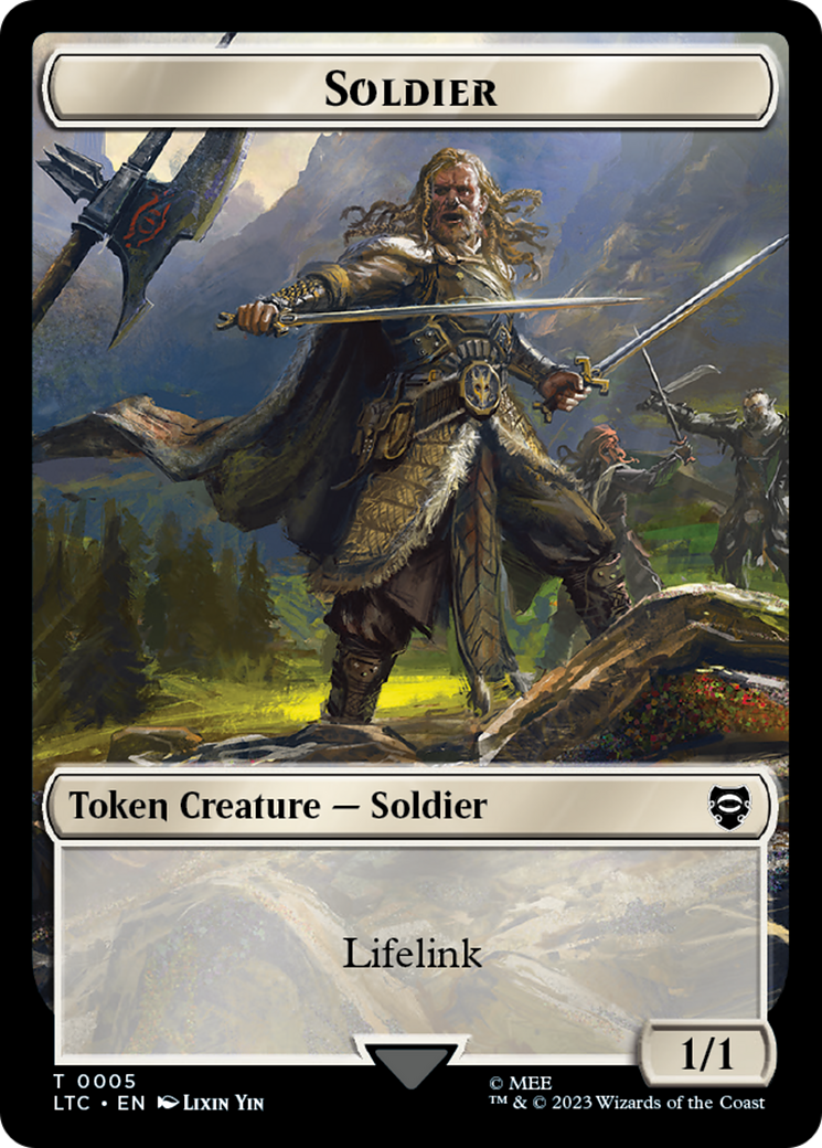 Soldier // Food Token [The Lord of the Rings: Tales of Middle-Earth Commander Tokens] | Enigma On Main