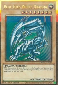 Blue-Eyes White Dragon [MAGO-EN001] Gold Rare | Enigma On Main