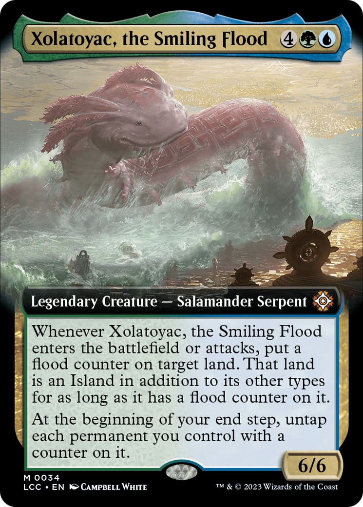 Xolatoyac, the Smiling Flood (Extended Art) [The Lost Caverns of Ixalan Commander] | Enigma On Main
