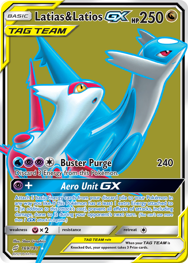 Latias & Latios GX (169/181) [Sun & Moon: Team Up] | Enigma On Main