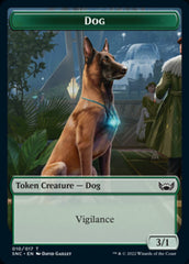 Ogre Warrior // Dog Double-sided Token [Streets of New Capenna Tokens] | Enigma On Main