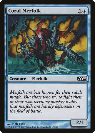 Coral Merfolk [Magic 2010] | Enigma On Main