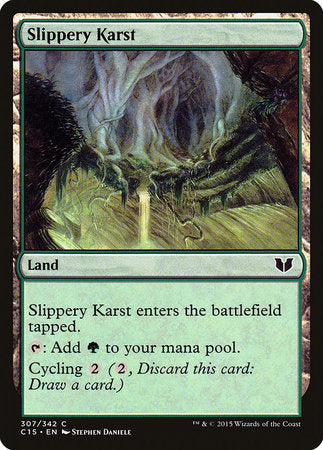 Slippery Karst [Commander 2015] | Enigma On Main