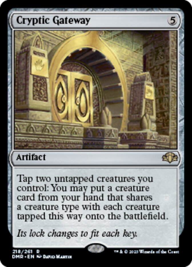 Cryptic Gateway [Dominaria Remastered] | Enigma On Main