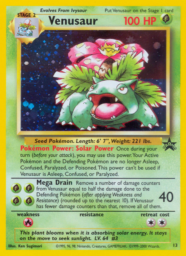 Venusaur (13) [Wizards of the Coast: Black Star Promos] | Enigma On Main