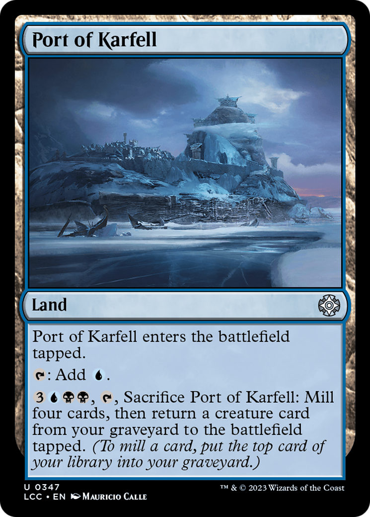 Port of Karfell [The Lost Caverns of Ixalan Commander] | Enigma On Main