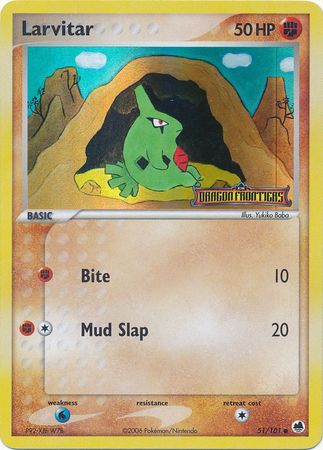 Larvitar (51/101) (Stamped) [EX: Dragon Frontiers] | Enigma On Main