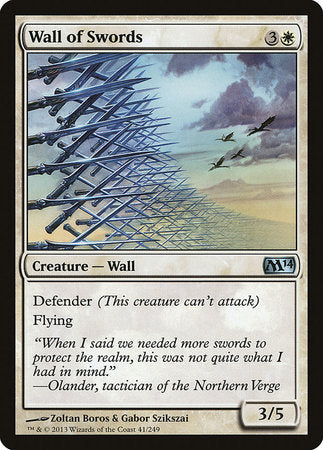 Wall of Swords [Magic 2014] | Enigma On Main