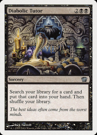 Diabolic Tutor [Eighth Edition] | Enigma On Main
