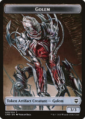 Golem // Zombie Token [Commander Legends Tokens] | Enigma On Main