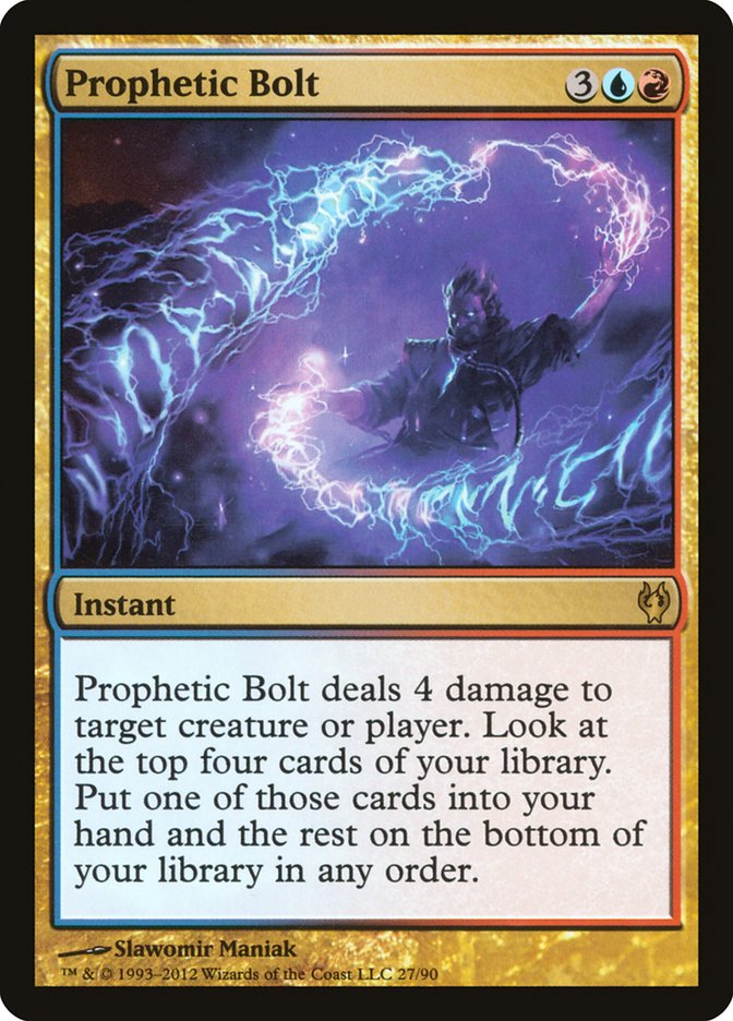 Prophetic Bolt [Duel Decks: Izzet vs. Golgari] | Enigma On Main