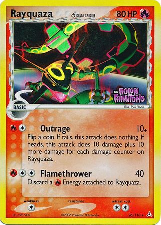 Rayquaza (26/110) (Delta Species) (Stamped) [EX: Holon Phantoms] | Enigma On Main