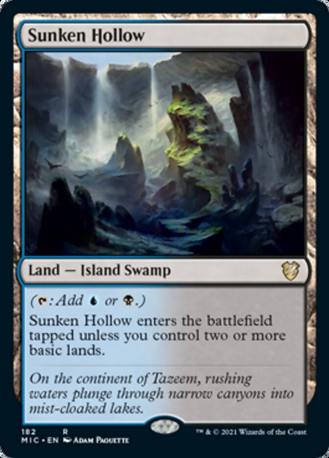 Sunken Hollow [Innistrad: Midnight Hunt Commander] | Enigma On Main