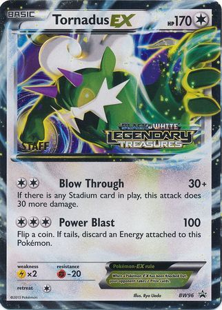 Tornadus EX (BW96) (Staff Prerelease Promo) [Black & White: Black Star Promos] | Enigma On Main