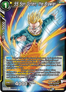 SS Son Goten, the Brawler (BT14-099) [Cross Spirits] | Enigma On Main