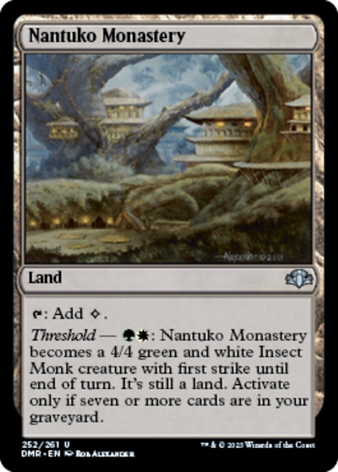 Nantuko Monastery [Dominaria Remastered] | Enigma On Main
