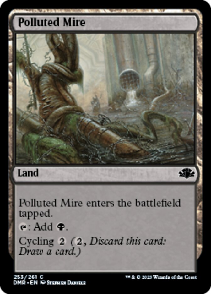 Polluted Mire [Dominaria Remastered] | Enigma On Main