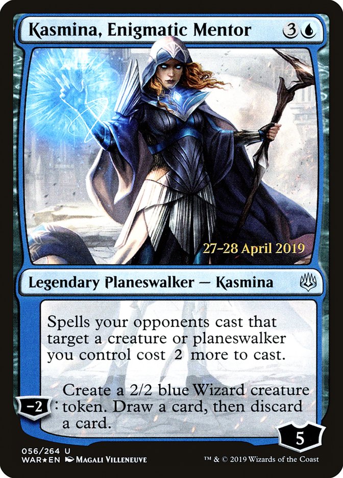 Kasmina, Enigmatic Mentor  [War of the Spark Prerelease Promos] | Enigma On Main