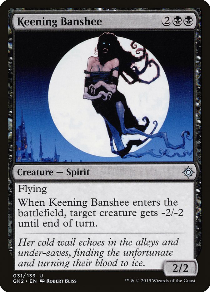 Keening Banshee [Ravnica Allegiance Guild Kit] | Enigma On Main