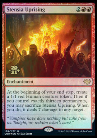 Stensia Uprising [Innistrad: Crimson Vow Prerelease Promos] | Enigma On Main