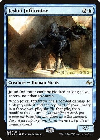 Jeskai Infiltrator [Fate Reforged Promos] | Enigma On Main