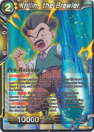 Krillin, the Brawler (BT14-105) [Cross Spirits Prerelease Promos] | Enigma On Main