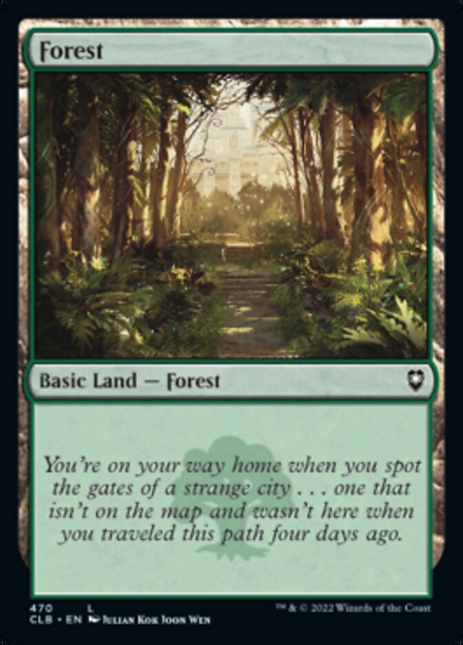 Forest (470) [Commander Legends: Battle for Baldur's Gate] | Enigma On Main