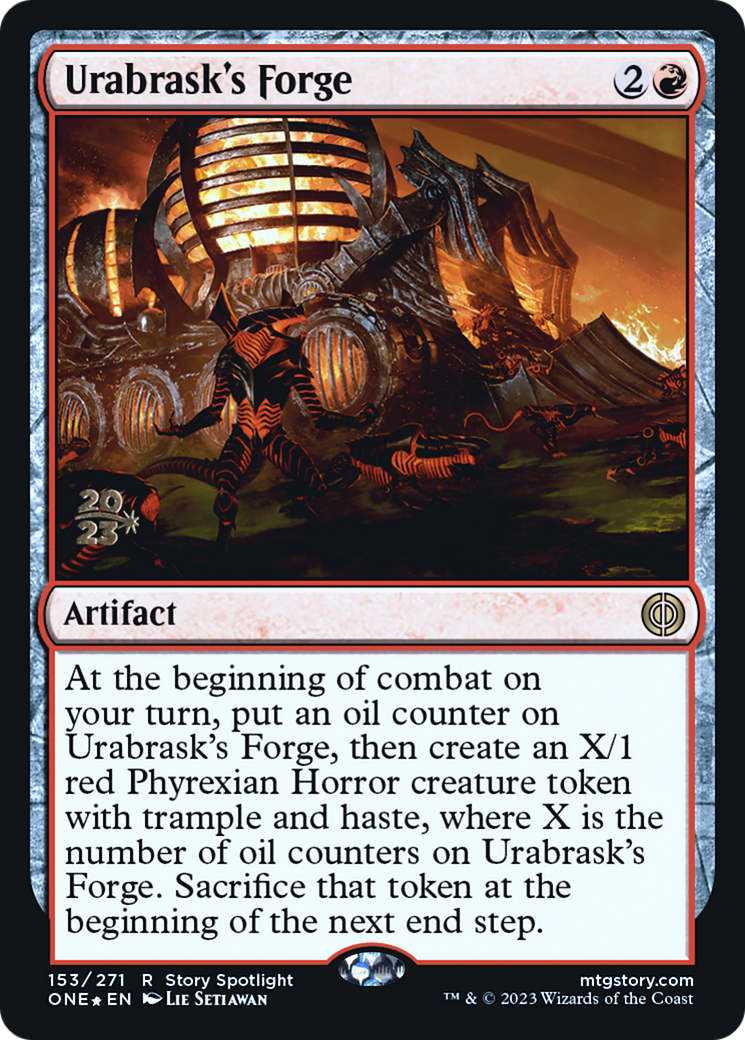 Urabrask's Forge [Phyrexia: All Will Be One Prerelease Promos] | Enigma On Main