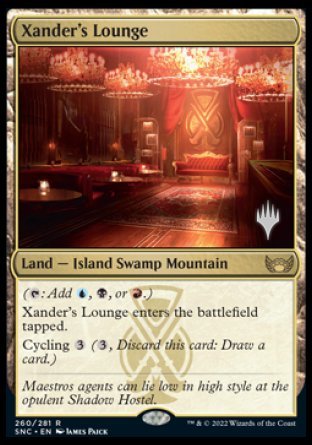 Xander's Lounge (Promo Pack) [Streets of New Capenna Promos] | Enigma On Main