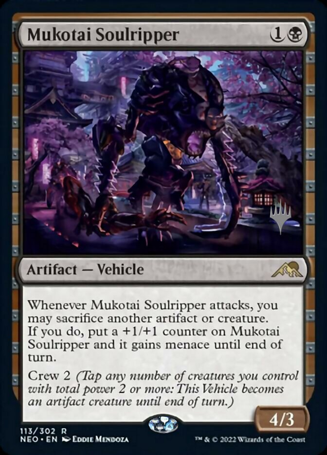 Mukotai Soulripper (Promo Pack) [Kamigawa: Neon Dynasty Promos] | Enigma On Main