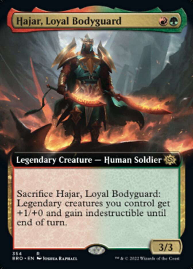 Hajar, Loyal Bodyguard (Extended Art) [The Brothers' War] | Enigma On Main