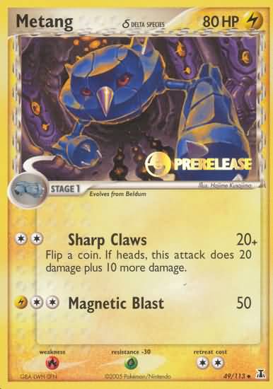 Metang (49/113) (Delta Species) (Prerelease Promo) [EX: Delta Species] | Enigma On Main