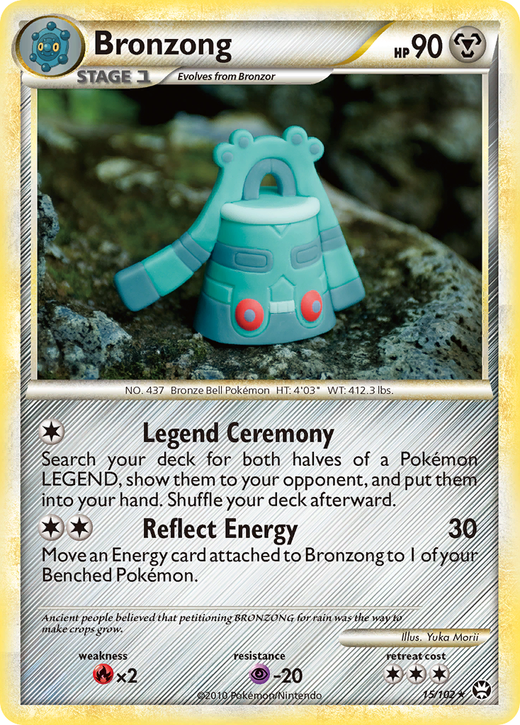 Bronzong (15/102) [HeartGold & SoulSilver: Triumphant] | Enigma On Main