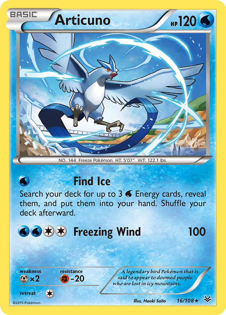 Articuno (16/108) [XY: Roaring Skies] | Enigma On Main