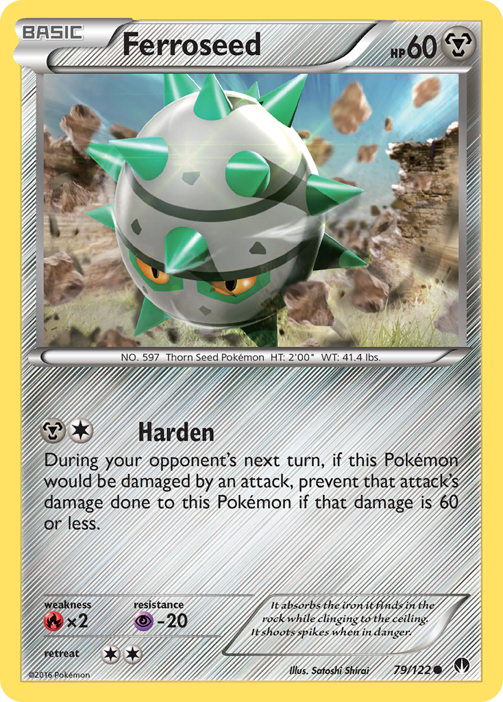 Ferroseed (79/122) [XY: BREAKpoint] | Enigma On Main