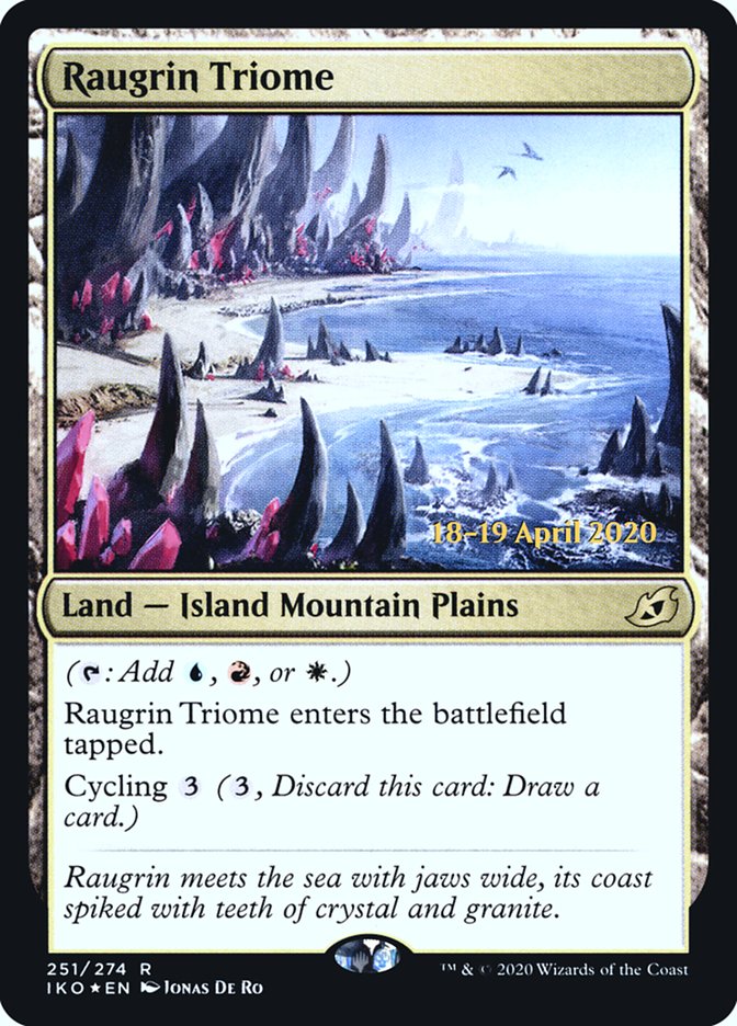 Raugrin Triome  [Ikoria: Lair of Behemoths Prerelease Promos] | Enigma On Main