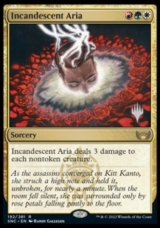 Incandescent Aria (Promo Pack) [Streets of New Capenna Promos] | Enigma On Main